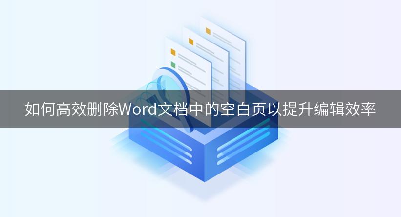 如何高效删除Word文档中的空白页以提升编辑效率