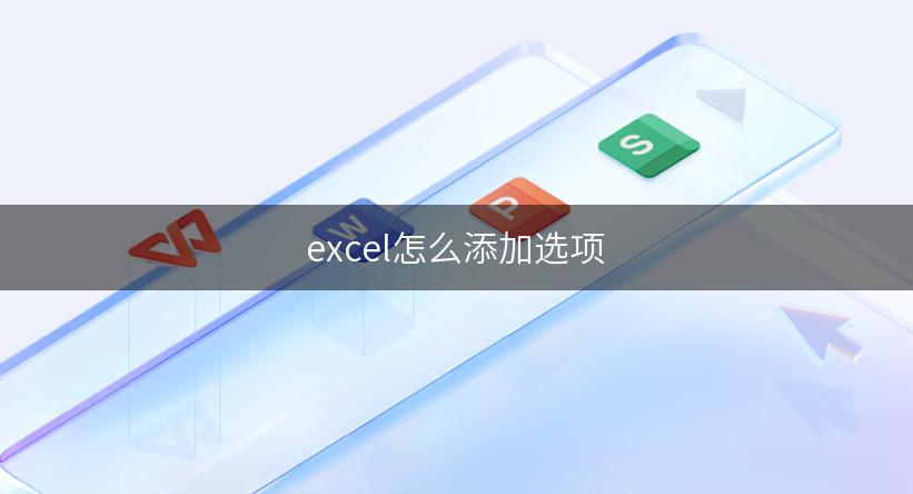 excel怎么添加选项