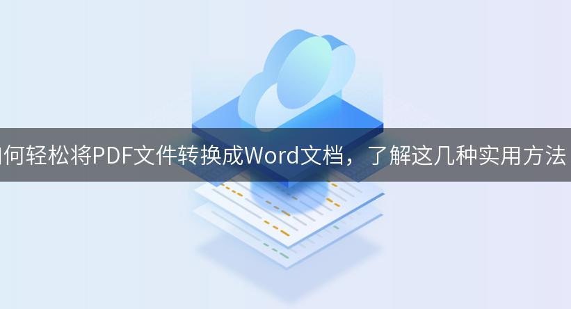 如何轻松将PDF文件转换成Word文档，了解这几种实用方法！