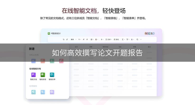 如何高效撰写论文开题报告