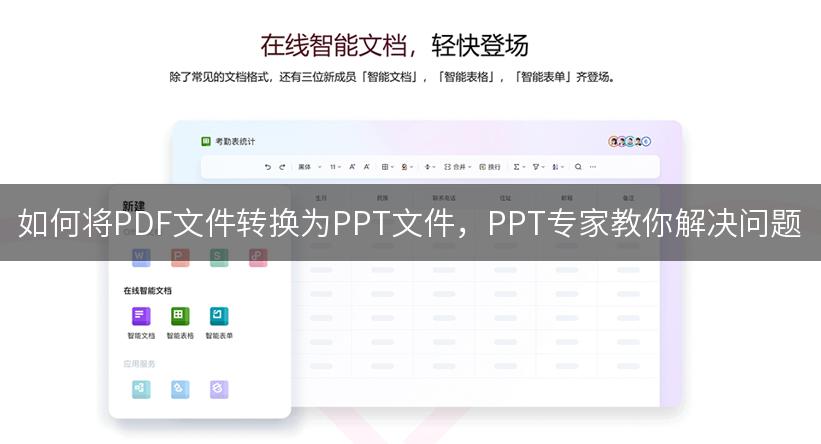 如何将PDF文件转换为PPT文件，PPT专家教你解决问题